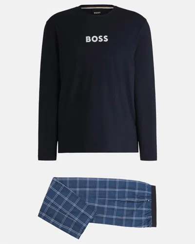 Hugo Boss Easy Mens Long Pyjama Gift Set