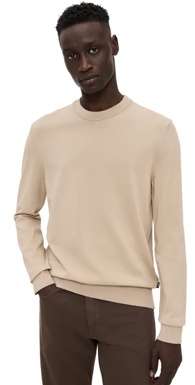 Hugo Boss Ebello Crew Neck Sweater Light Beige