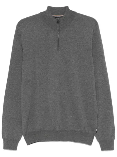 Hugo Boss Ebenji Sweater In Grey