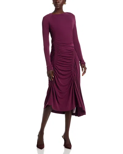 Hugo Boss Ecamo Dress In Purple