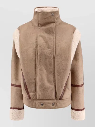 HUGO BOSS ECO-SHEARLING JACKET REMOVABLE SLEEVES