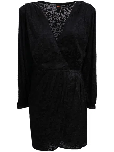 Hugo Boss Edevoras Dress In 黑色