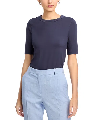 Hugo Boss Efita Tee In Clean Navy
