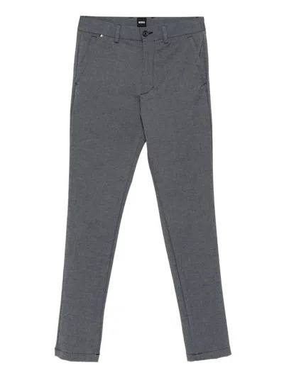 Hugo Boss Elastan Trousers In Gray
