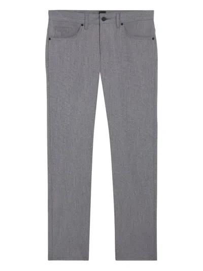 Hugo Boss Elastan Trousers In Blue