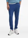 Hugo Boss Elastic-cuff Joggers In Blue
