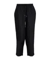 Hugo Boss Elastic Waist Casual Pants In Black