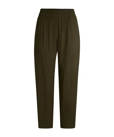 Hugo Boss Elastic Waist Casual Pants In Black