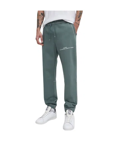 Hugo Boss Elastic Waist Casual Pants In Gray