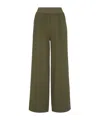 Hugo Boss Elastic Waist Casual Pants In Green