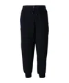 Hugo Boss Mens Drawstring-waist Slim-fit Tapered-leg Cotton-jersey Jogging Bottoms Black In Black