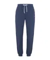 Hugo Boss Elastic Waist Track Pants In Blue
