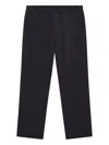 Hugo Boss Elastic-waist Trousers In Blue