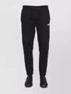 Hugo Boss Elastic Waistband Drawstring Jogging Pants In Black