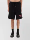 Hugo Boss Elastic Waistband Shorts With Side And Back Pockets In Black