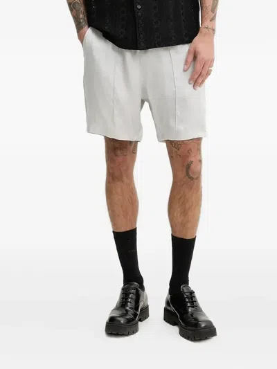 Hugo Boss Elasticated Side-pockets Shorts In White
