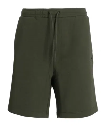 Hugo Boss Elasticated-waist Jersey Shorts In Black