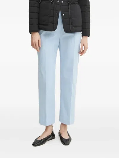 Hugo Boss Elasticated-waist Trousers In Blue