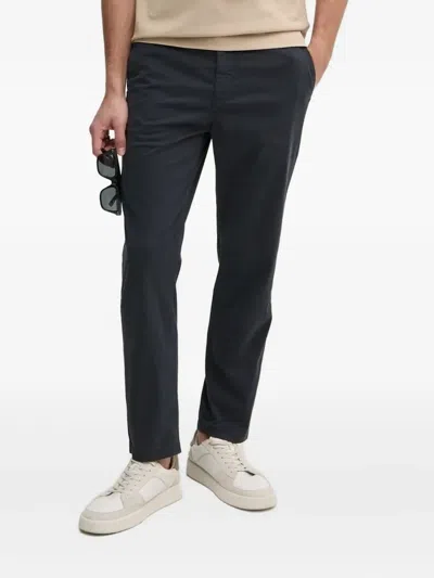 Hugo Boss Elasticated-waist Trousers In Blue