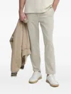 Hugo Boss Elasticated-waist Trousers In Neutral