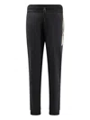 Hugo Boss Elasticated-waistband Track Pants In Black