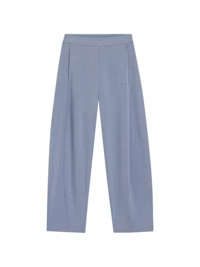 Hugo Boss Elasticated-waistband Track Pants In Blue