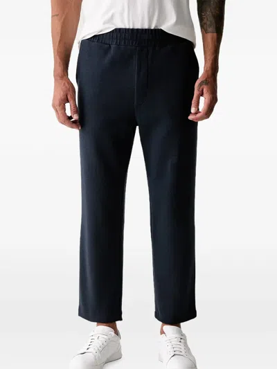 Hugo Boss Elasticated-waistband Track Pants In Blue