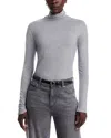 Hugo Boss Elavu Turtleneck Top In Gray