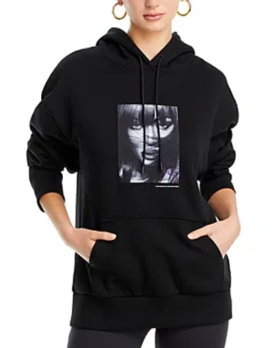 Hugo Boss Elege Graphic Hoodie In Black