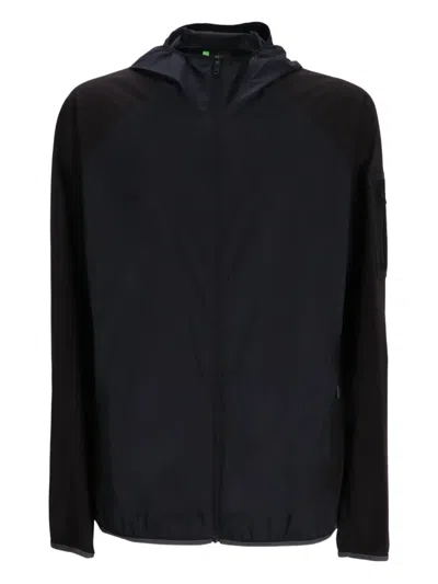 Hugo Boss Leichte Kapuzenjacke In Blue