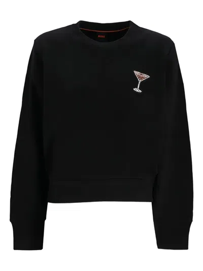 Hugo Boss Ellison Sweatshirt In Black
