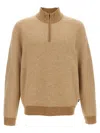 Shop Hugo Boss 'eltorino' Sweater In Beige