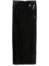 Hugo Boss Eluxia Midi Skirt In Black