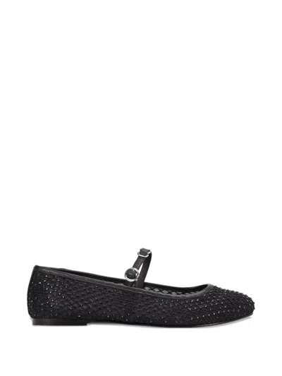 Hugo Boss Embellished Strap-detail Ballet Flats In Animal Print