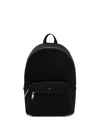 Hugo Boss Embossed-pattern Backpack In Black