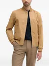 Hugo Boss Water-repellent Jacket In A Regular Fit In Brown