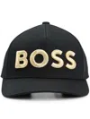 Hugo Boss Embroidered-logo Cap In Black