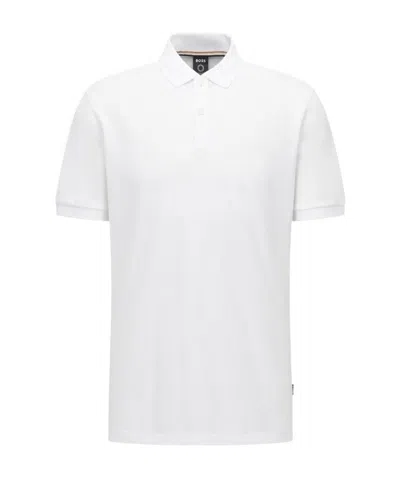 HUGO BOSS BOSS HUGO BOSS LOGO EMBROIDERED REGULAR-FIT POLO SHIRT