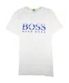 Hugo Boss Embroidered Logo T-shirt In White