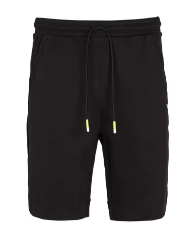 Hugo Boss Black Waffle Knit Shorts In Black 001