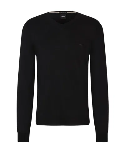 HUGO BOSS BOSS HUGO BOSS LOGO EMBROIDERED REGULAR FIT JUMPER