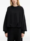 Hugo Boss Embroidered Sweatshirt In Black