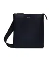 Hugo Boss Envelope Zipper Crossbody Bag In Black