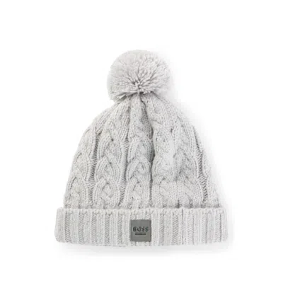 Hugo Boss Equestrian Lightweight Bobble Hat With Fleece Inner
