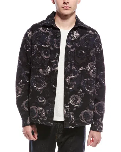 Hugo Boss Erato Shirt Jacket In Open Misc