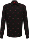 Hugo Boss Ermo Shirt In Black