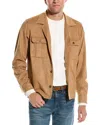 Hugo Boss Esedro Woven Shirt In Brown