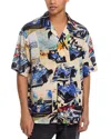 Hugo Boss Espino Shirt And Blouse Multicolor In Open Blue