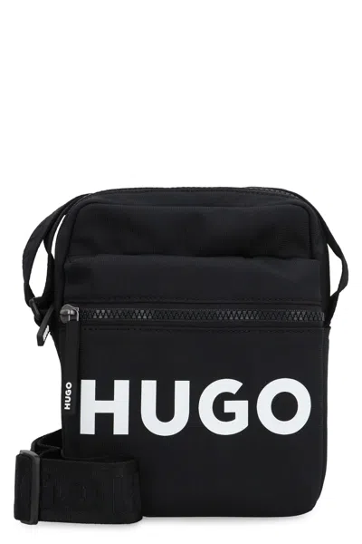Hugo Boss Ethon 2.0 Nylon Messenger Bag In Black