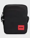 Hugo Boss Ethon 2.0n Mens Reporter Bag With Red Logo Patch Nos